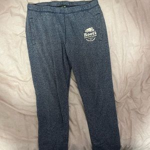 Roots navy blazer pepper joggers